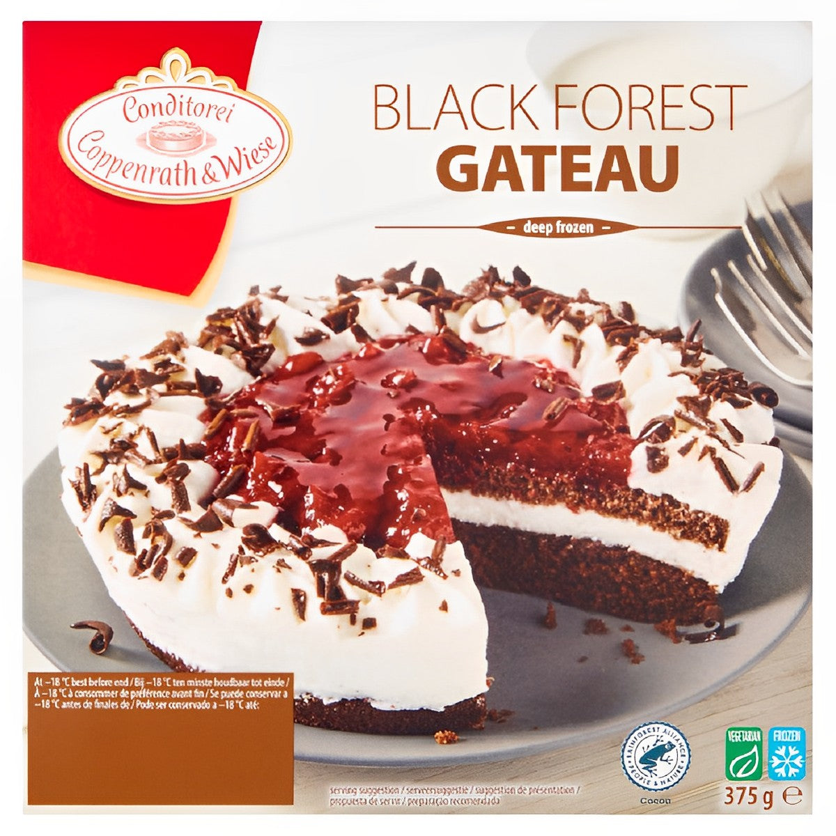 Conditorei Coppenrath & Wiese - Black Forest Gateau - 375g - Continental Food Store Conditorei Coppenrath & Wiese - Black Forest Gateau - 375g - Continental Food Store