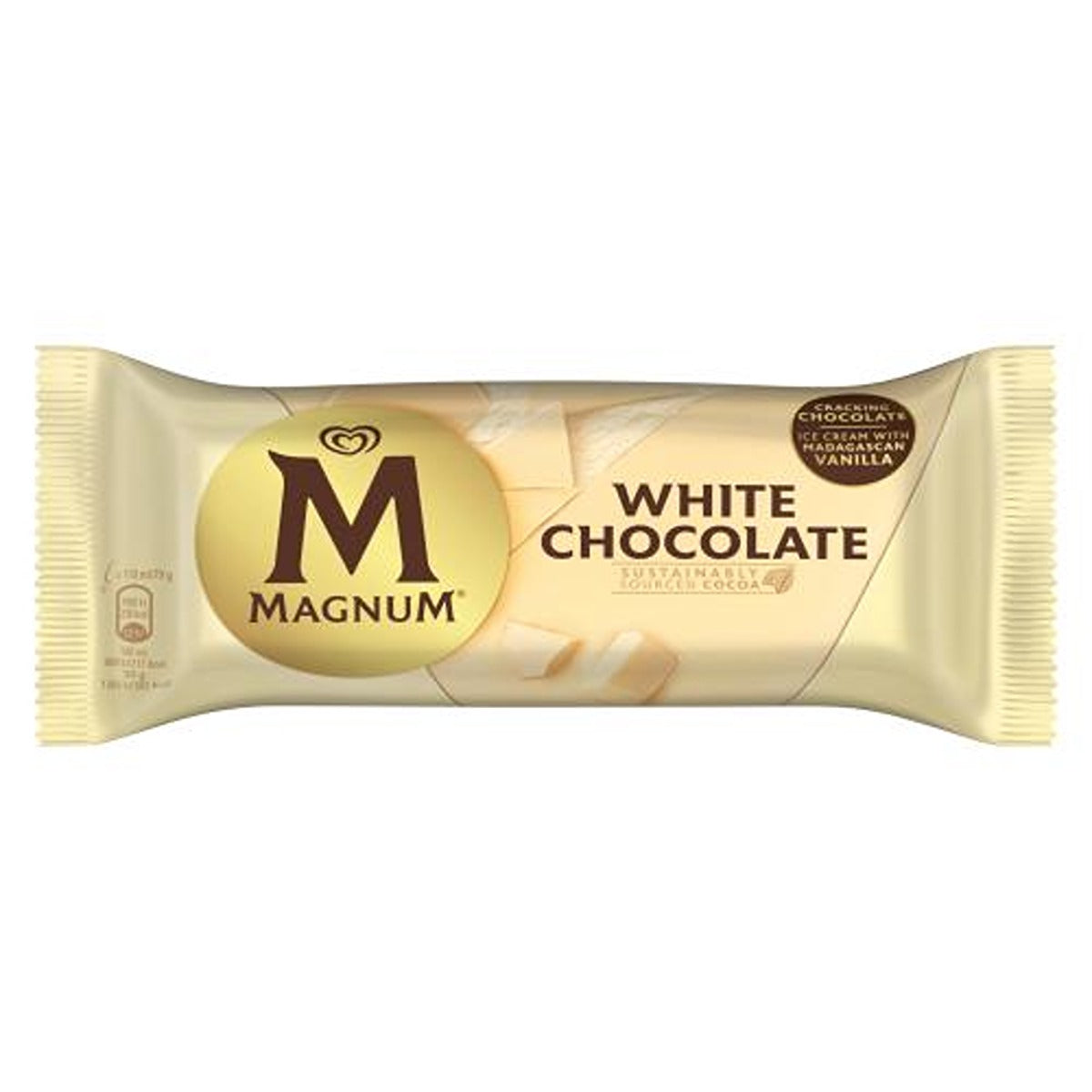 Magnum - White Chocolate Ice Cream - 110ml - Continental Food Store Magnum - White Chocolate Ice Cream - 110ml - Continental Food Store
