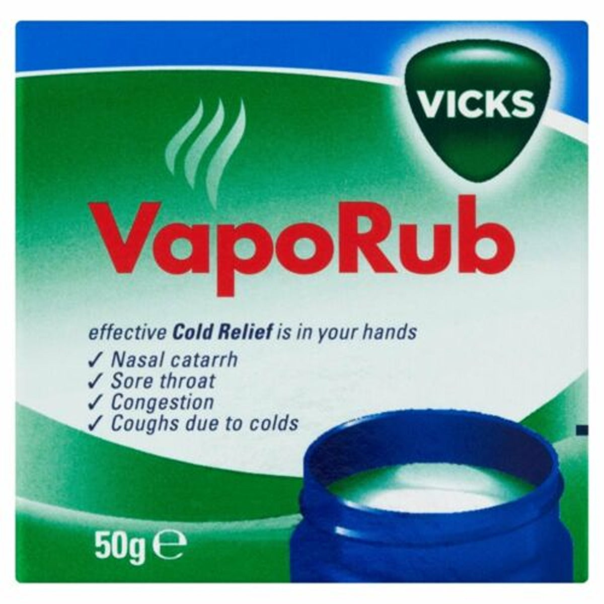 Vicks - Vaporub - 50g - Continental Food Store Vicks - Vaporub - 50g - Continental Food Store
