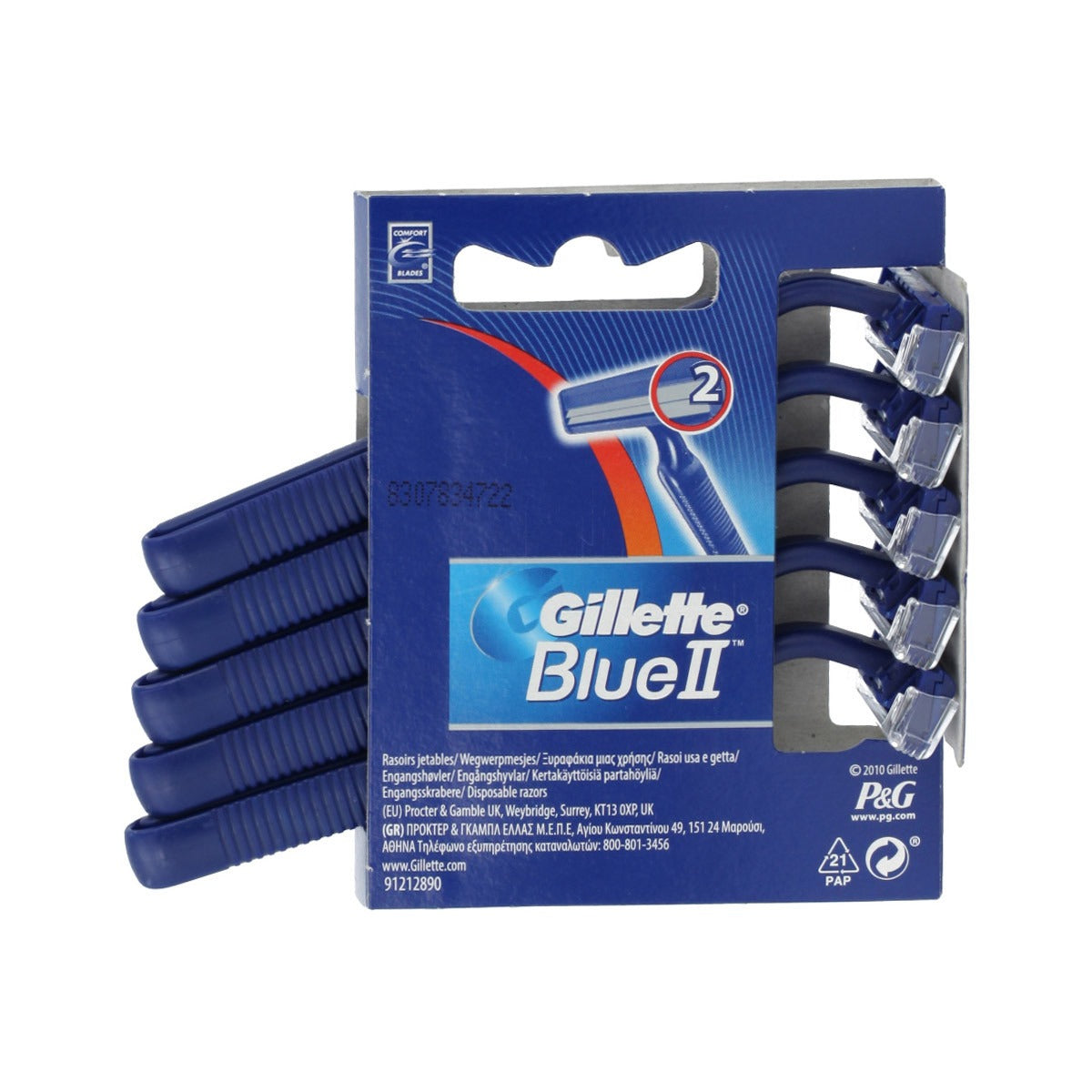 Gillette - Blue II Disposable Razors - 5 Pack - Continental Food Store Gillette - Blue II Disposable Razors - 5 Pack - Continental Food Store
