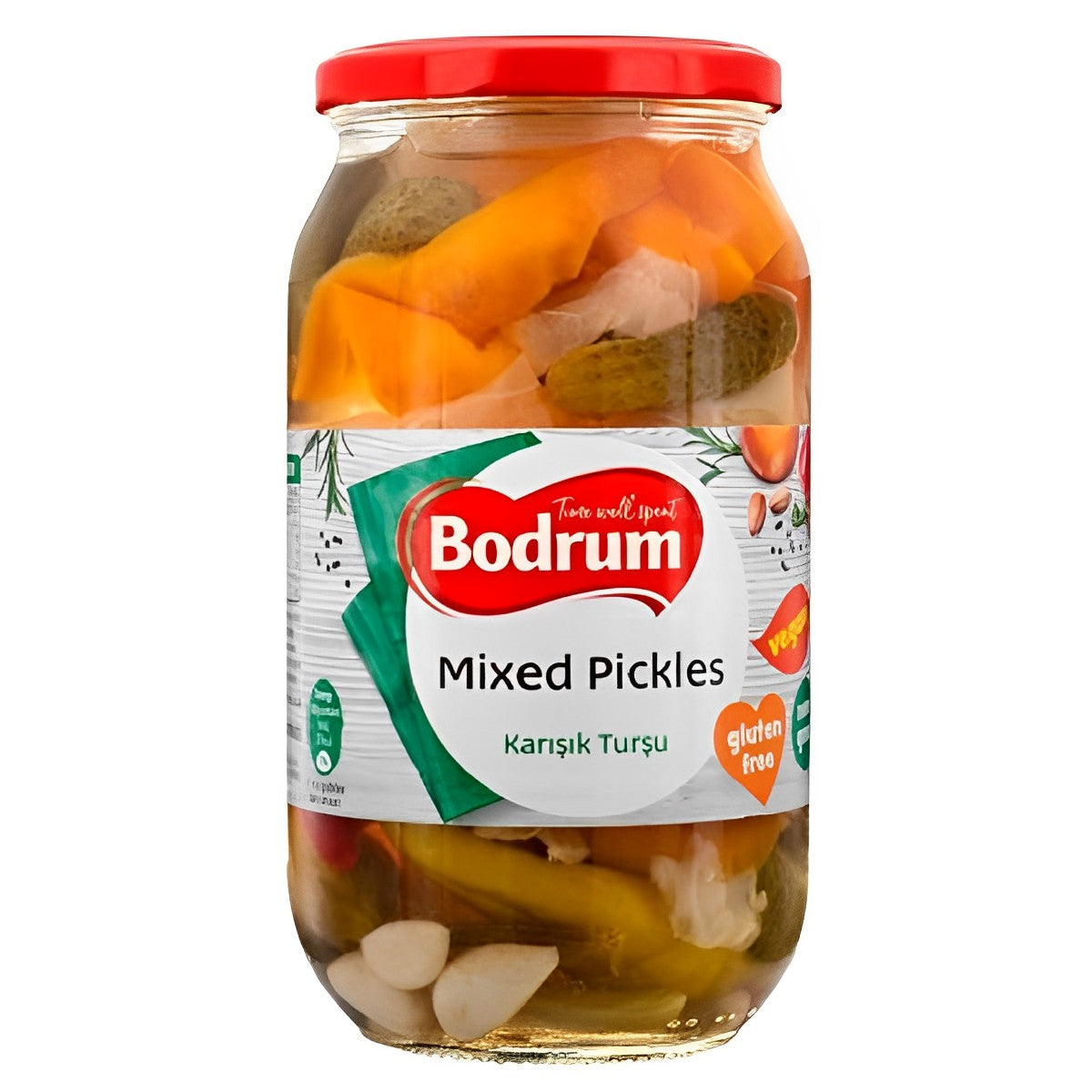 Bodrum - Mixed Vegetable Pickles - 1600g - Continental Food Store Bodrum - Mixed Vegetable Pickles - 1600g - Continental Food Store
