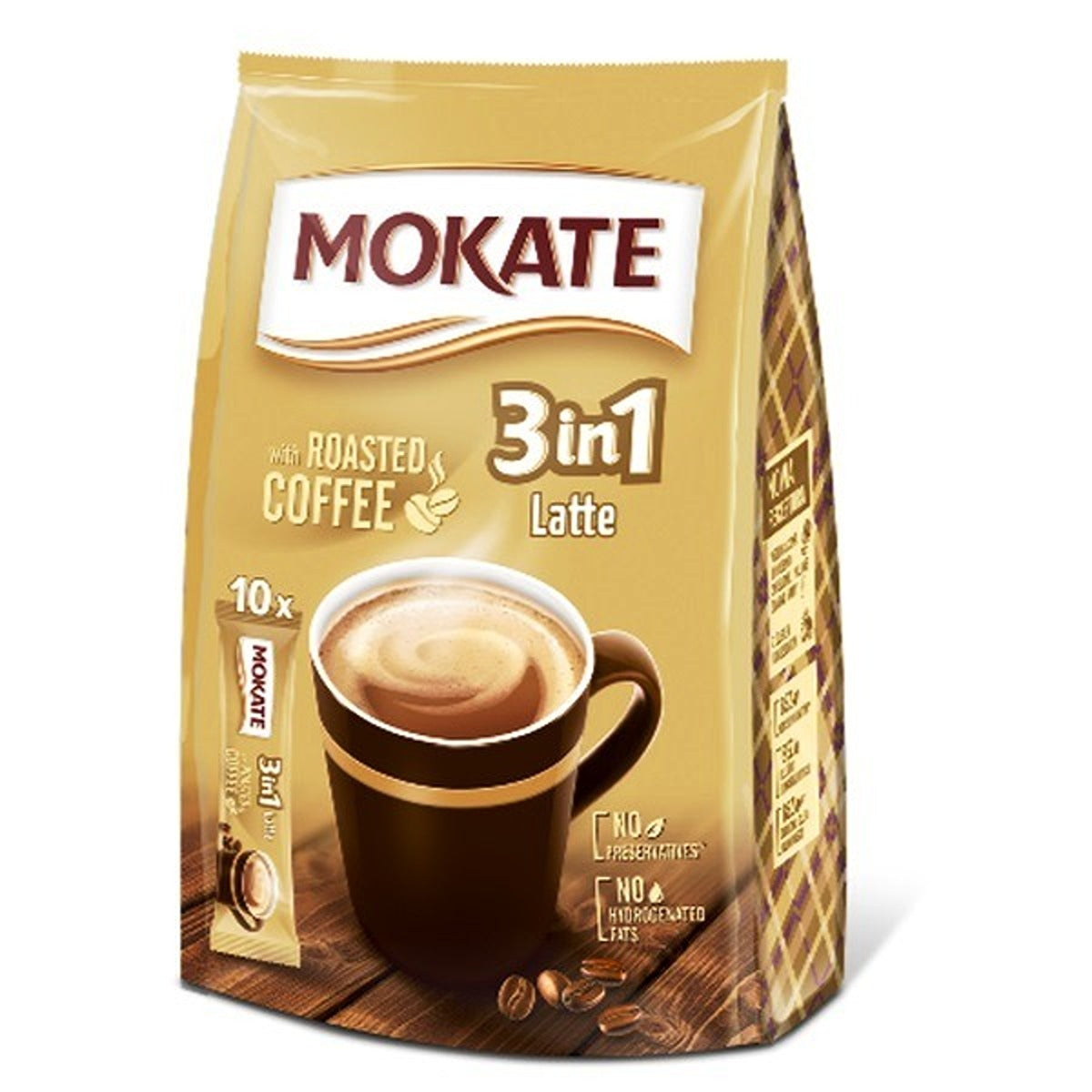 Mokate - 3 in 1 Latte - 10 Pack - Continental Food Store