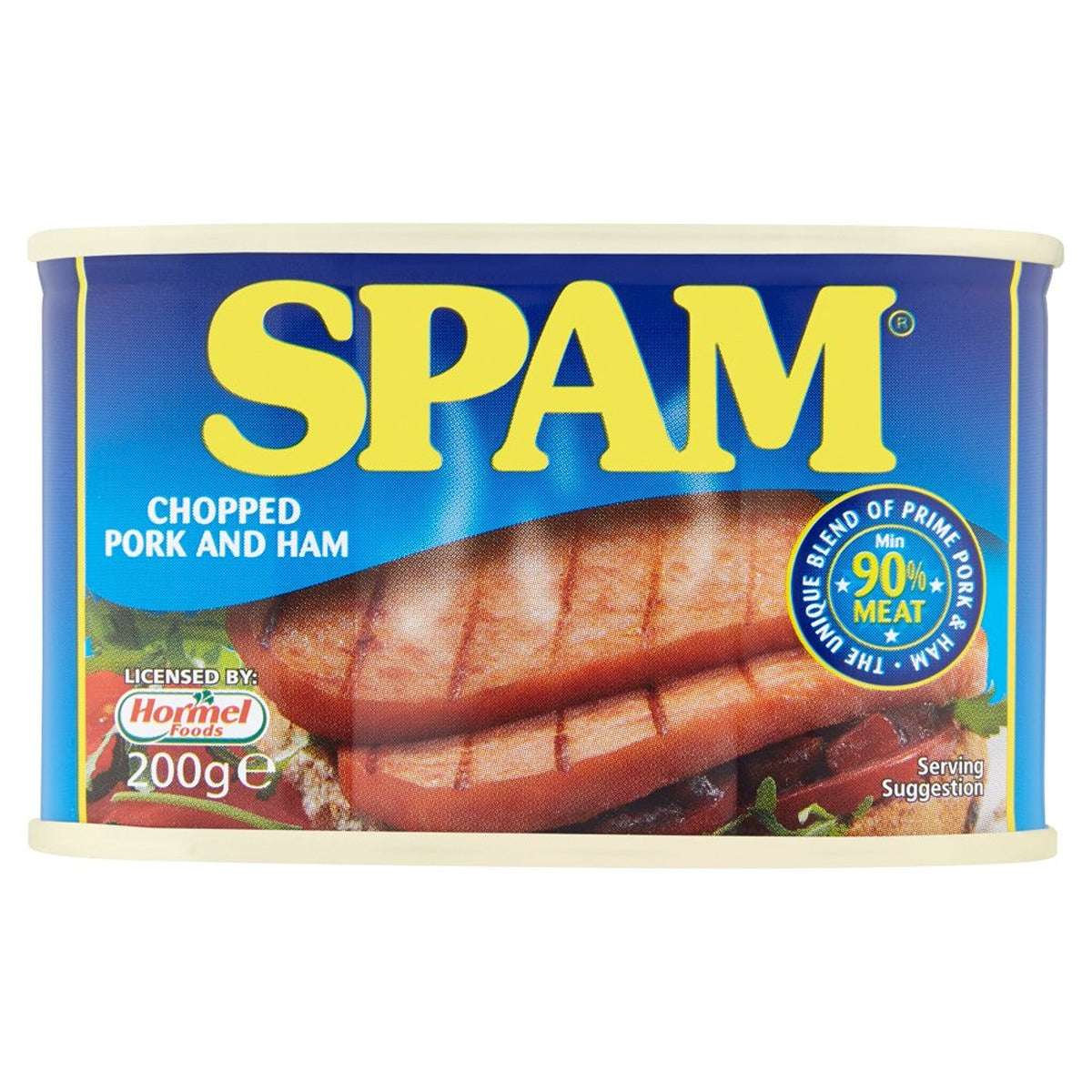 Spam - Chopped Pork and Ham - 200g sliced pork and ham. Spam - Chopped Pork and Ham - 200g sliced pork and ham.