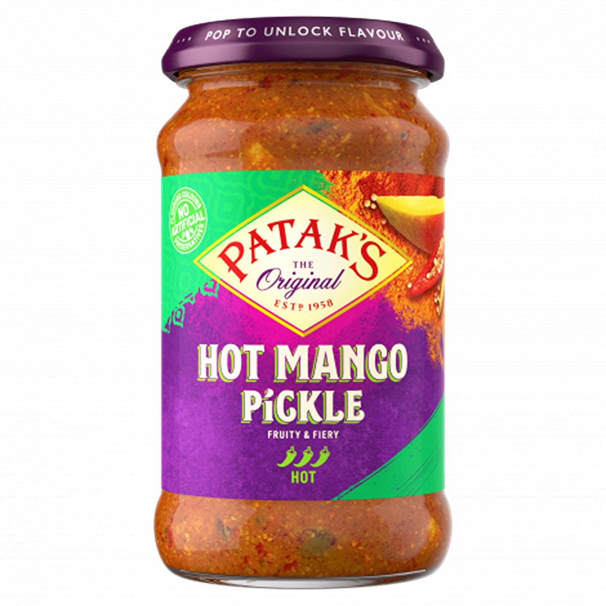 Pataks - Mango Pickle Extra Hot 283g.