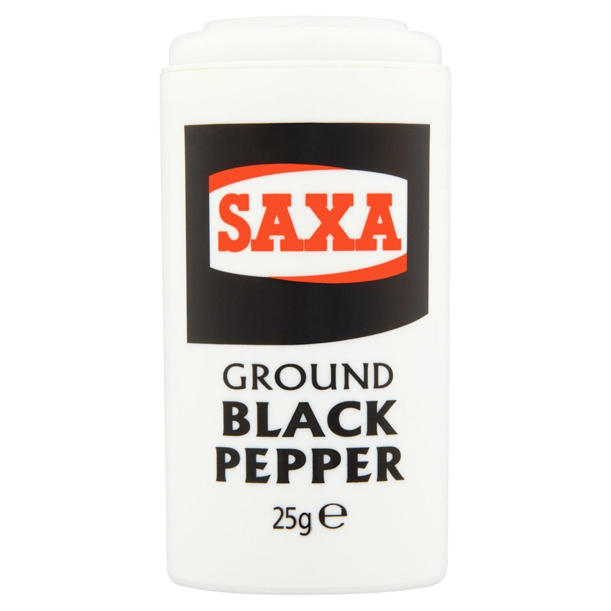Saxa - Ground Black Pepper - 25g - Continental Food Store