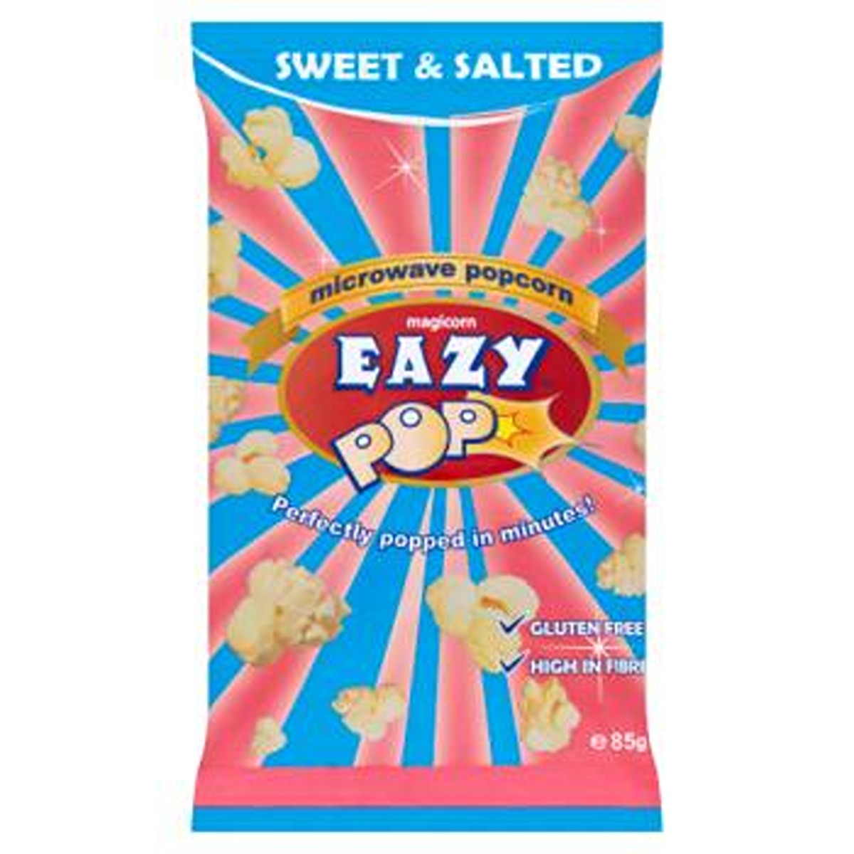 Eazy Pop - Magicorn Sweet & Salted Microwave Popcorn - 85g - Continental Food Store