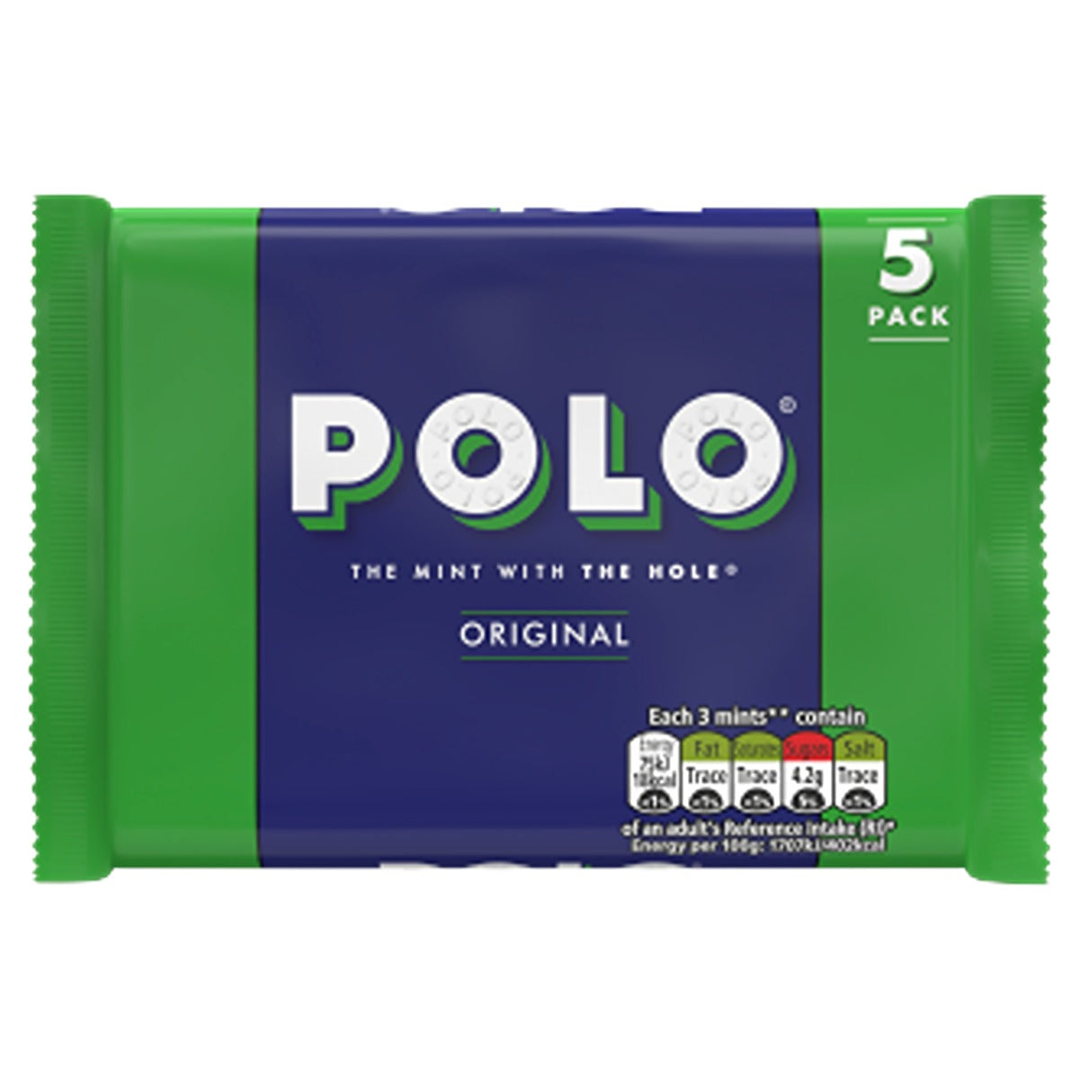 Polo - Original Mint Tube Multipack - 25g x 5 Packs - Continental Food Store