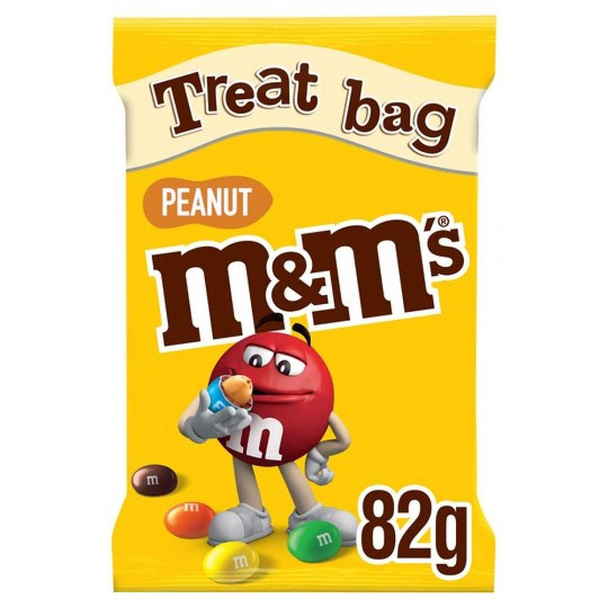 M&M Crispy Treat Bag - 77g - Pack of 8