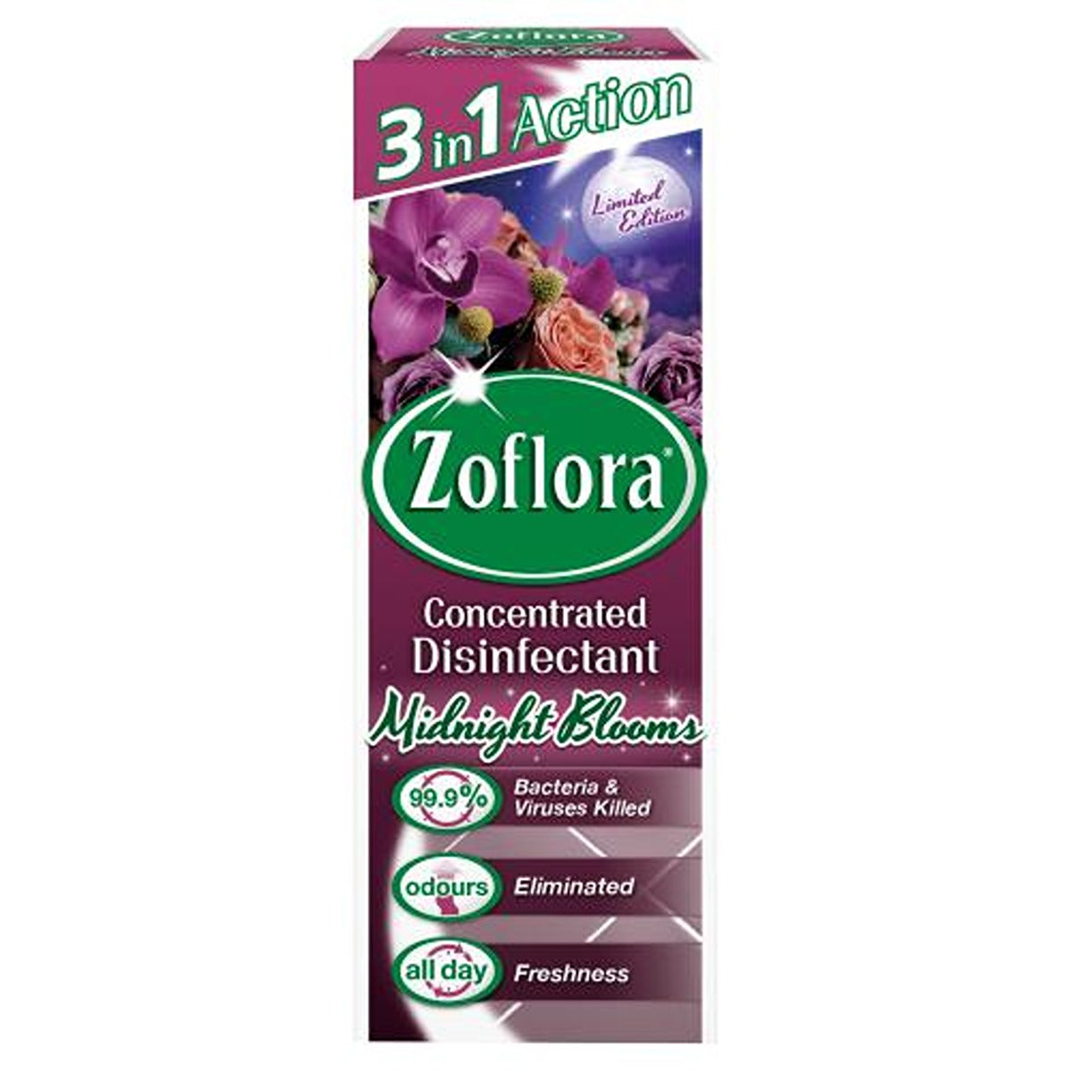 Zoflora - 3 in 1 Action Concentrated Disinfectant Assorted Fragrances - 120ml - Continental Food Store Zoflora - 3 in 1 Action Concentrated Disinfectant Assorted Fragrances - 120ml - Continental Food Store