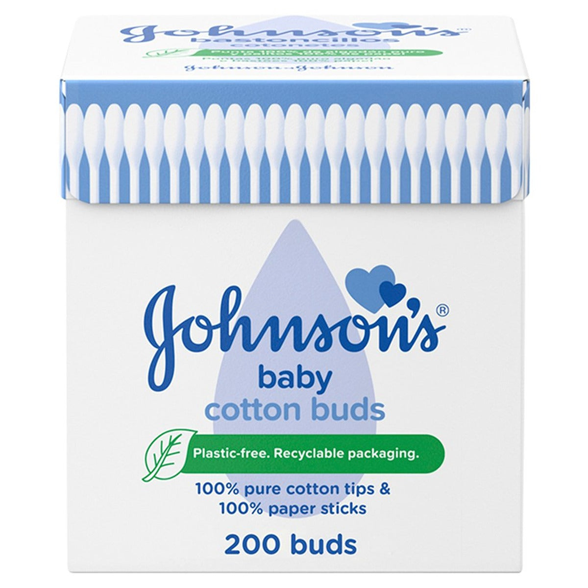 Johnsons - Baby Cotton Buds - 200 Pieces - Continental Food Store