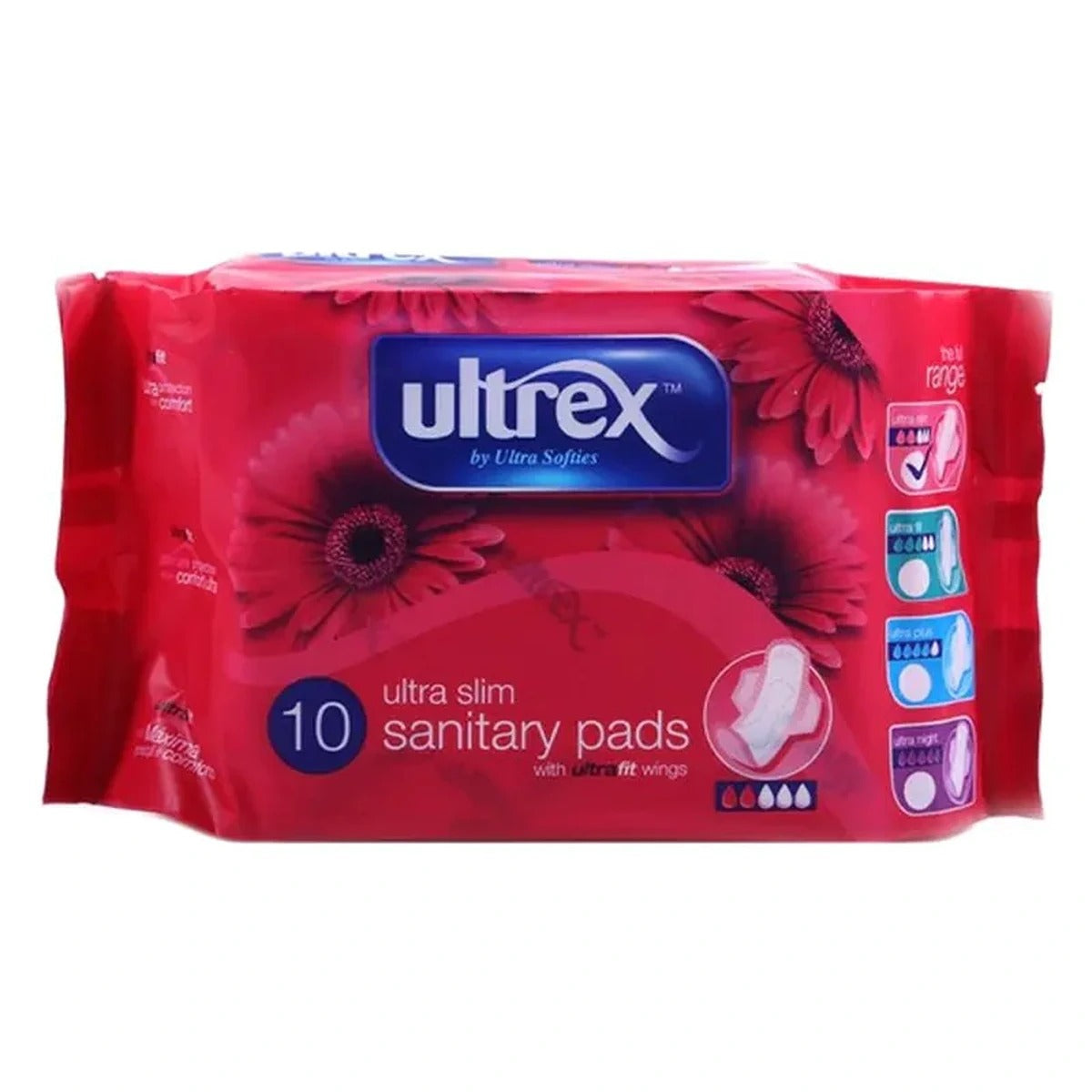 Ultrex - 10 Ultra Slim Sanitary Pads - Continental Food Store