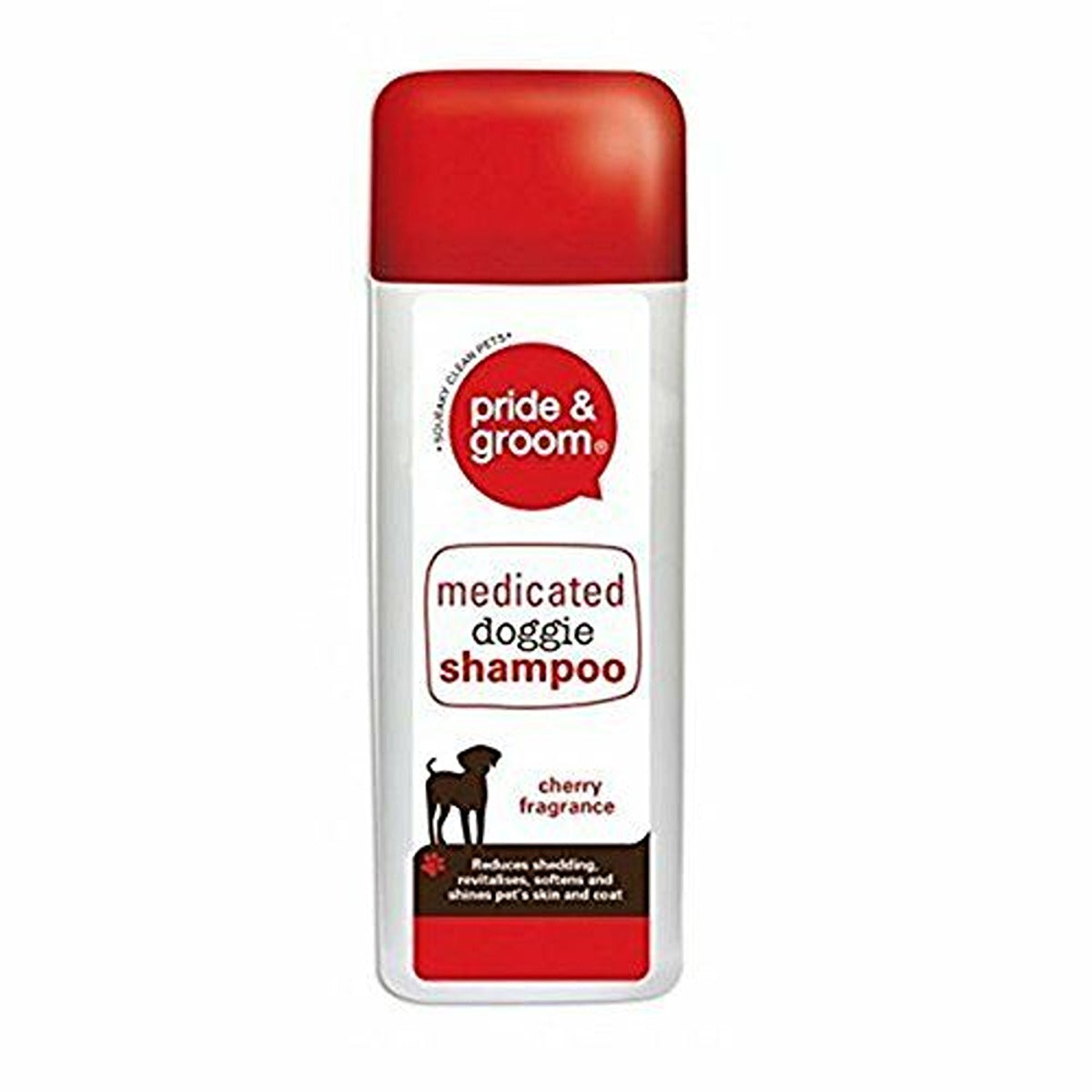 Pride & Groom - Cherry Scent Medicated Dog Shampoo - 300ml - Continental Food Store