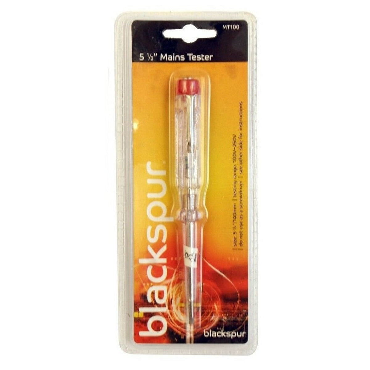 Blackspur - Mt100 Screwdriver Voltage Tester - Continental Food Store Blackspur - Mt100 Screwdriver Voltage Tester - Continental Food Store