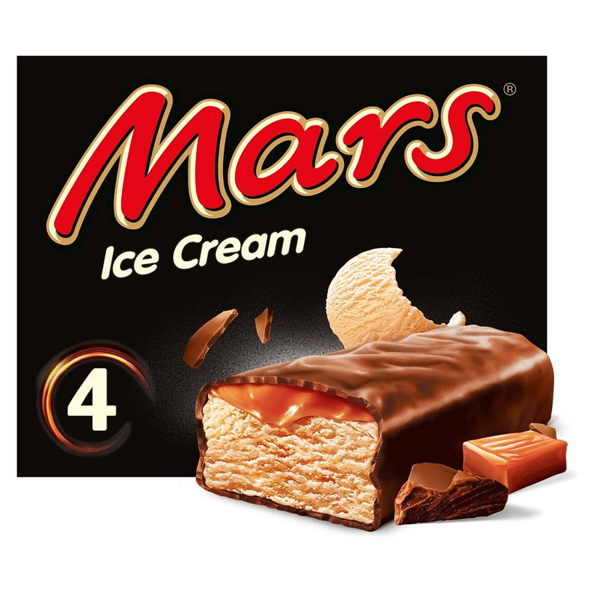 Mars - Chocolate Caramel Ice Cream Bar - 4 x 51ml - Continental Food Store Mars - Chocolate Caramel Ice Cream Bar - 4 x 51ml - Continental Food Store