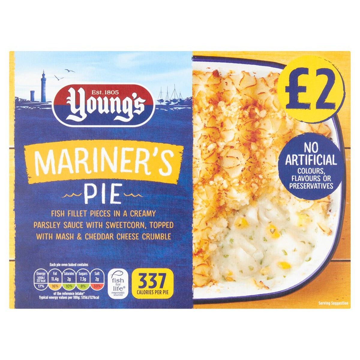 Young's - Mariners Pie - 300g - Continental Food Store