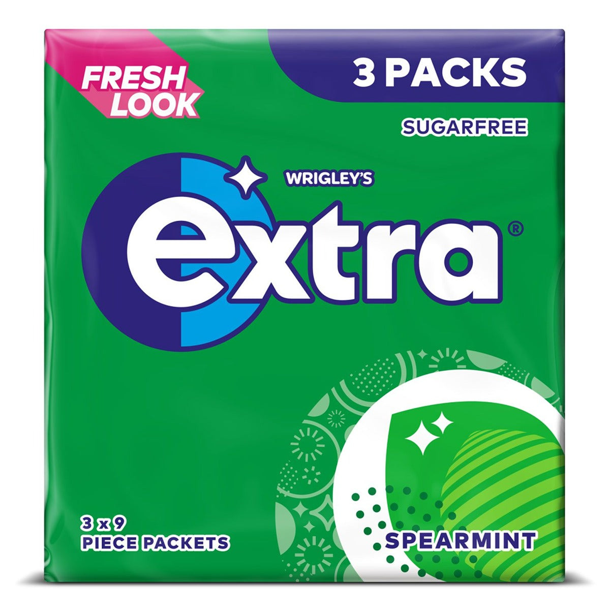 Wrigley's - Extra Spearmint Sugar Free Gum - 46 Pieces - Continental Food Store