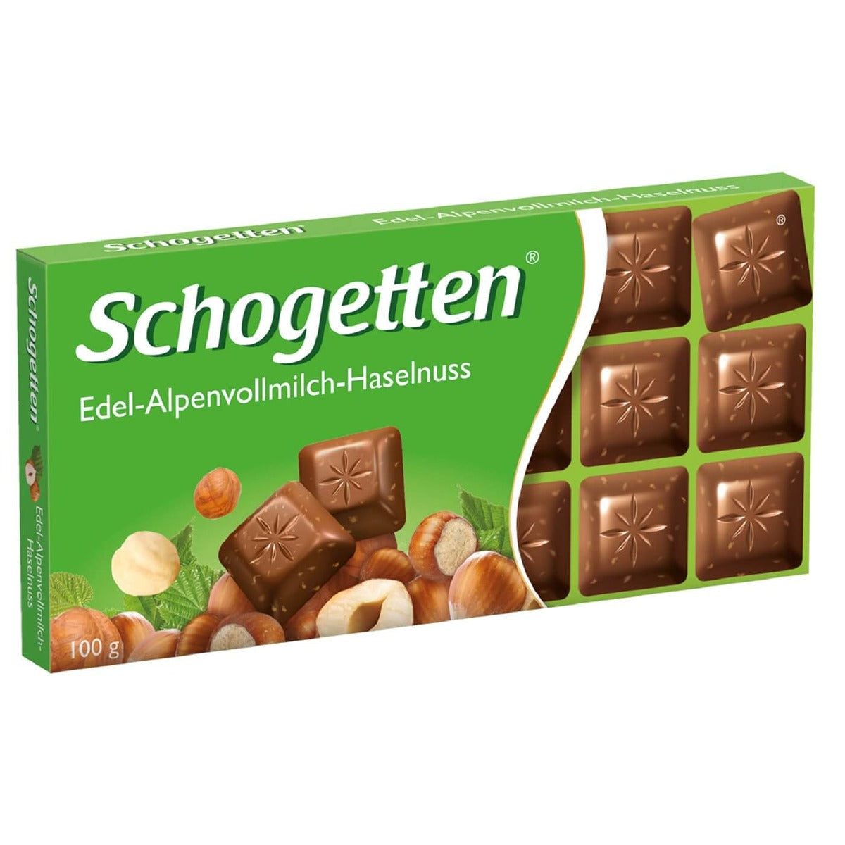 Schogetten - Alpine Chocolate with Nuts - 100g - Continental Food Store