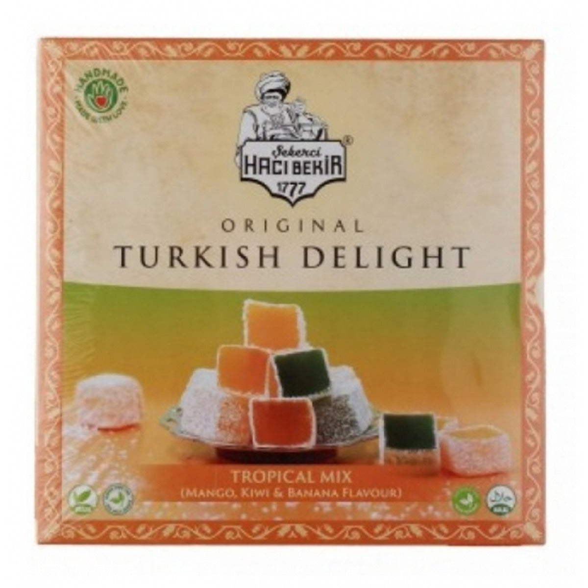 Haci Bekir - Turkish Delight Tropical Mix - 350g - Continental Food Store Haci Bekir - Turkish Delight Tropical Mix - 350g - Continental Food Store