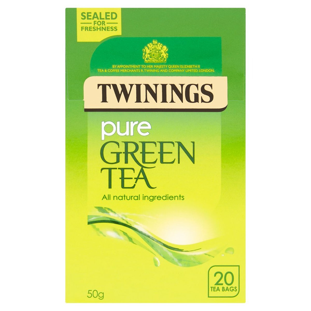 Twinings - Pure Green Tea - 80 Tea Bags - Continental Food Store