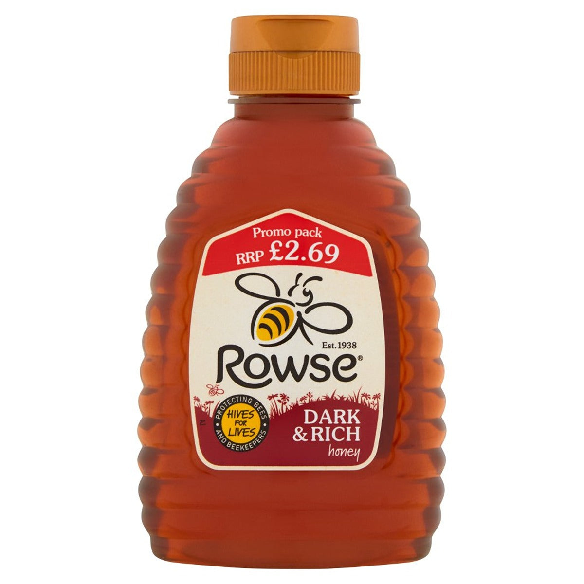 Rowse - Dark & Rich Honey - 340g - Continental Food Store