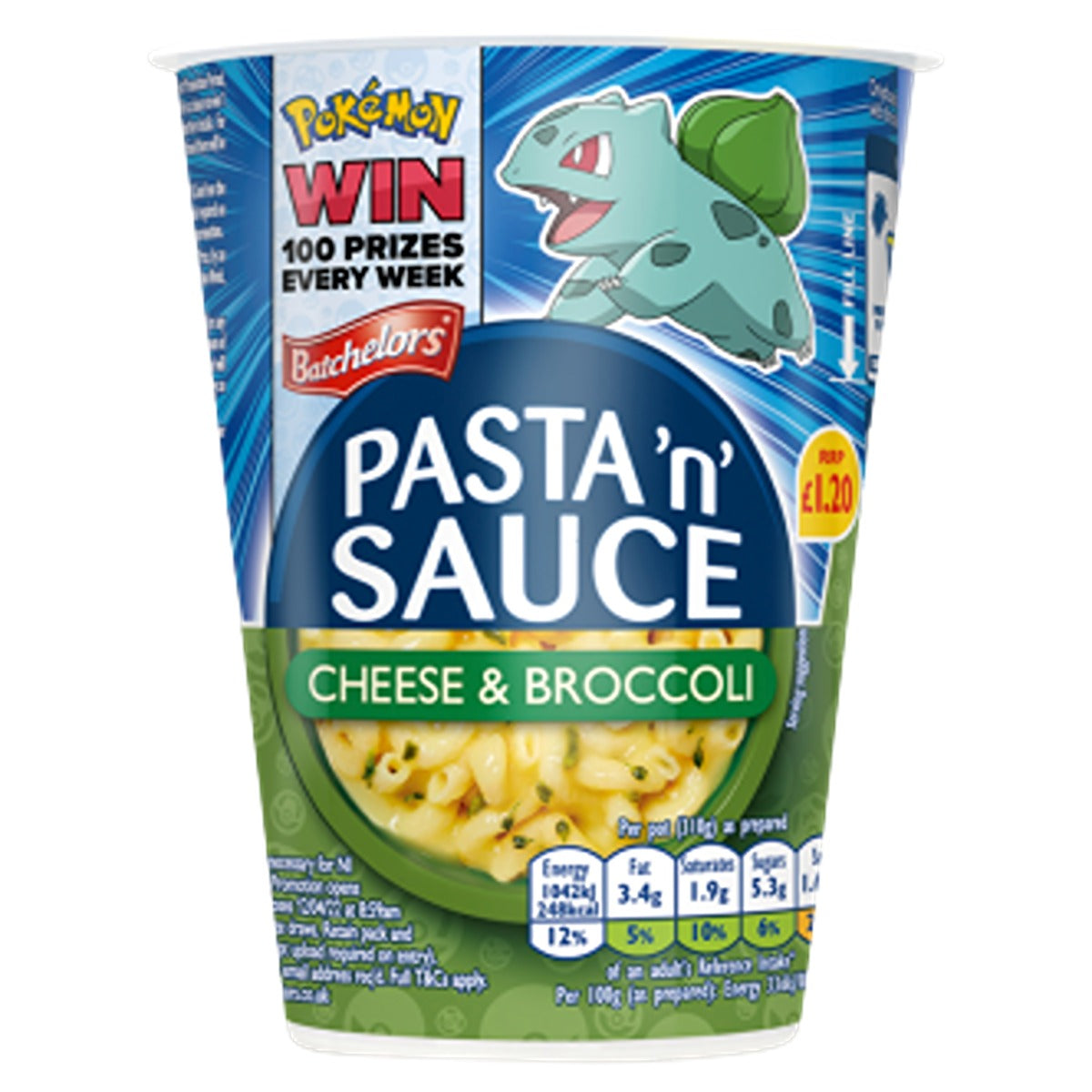 Pasta 'n' Sauce - Cheese & Broccoli 65g - Continental Food Store
