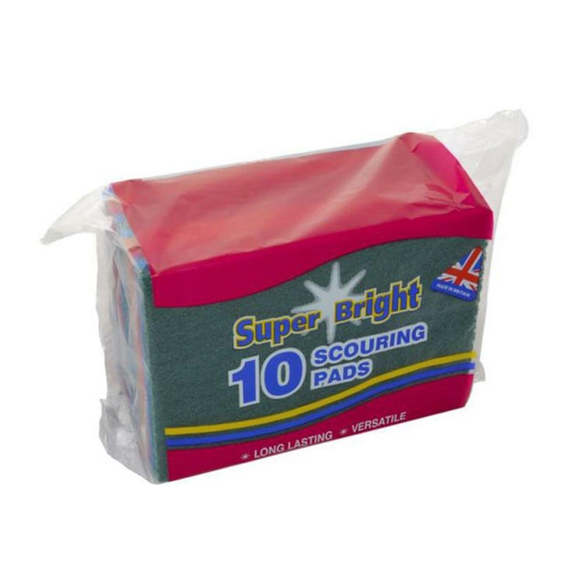 Super Bright - Scouring Pads - 10 Pack - Continental Food Store