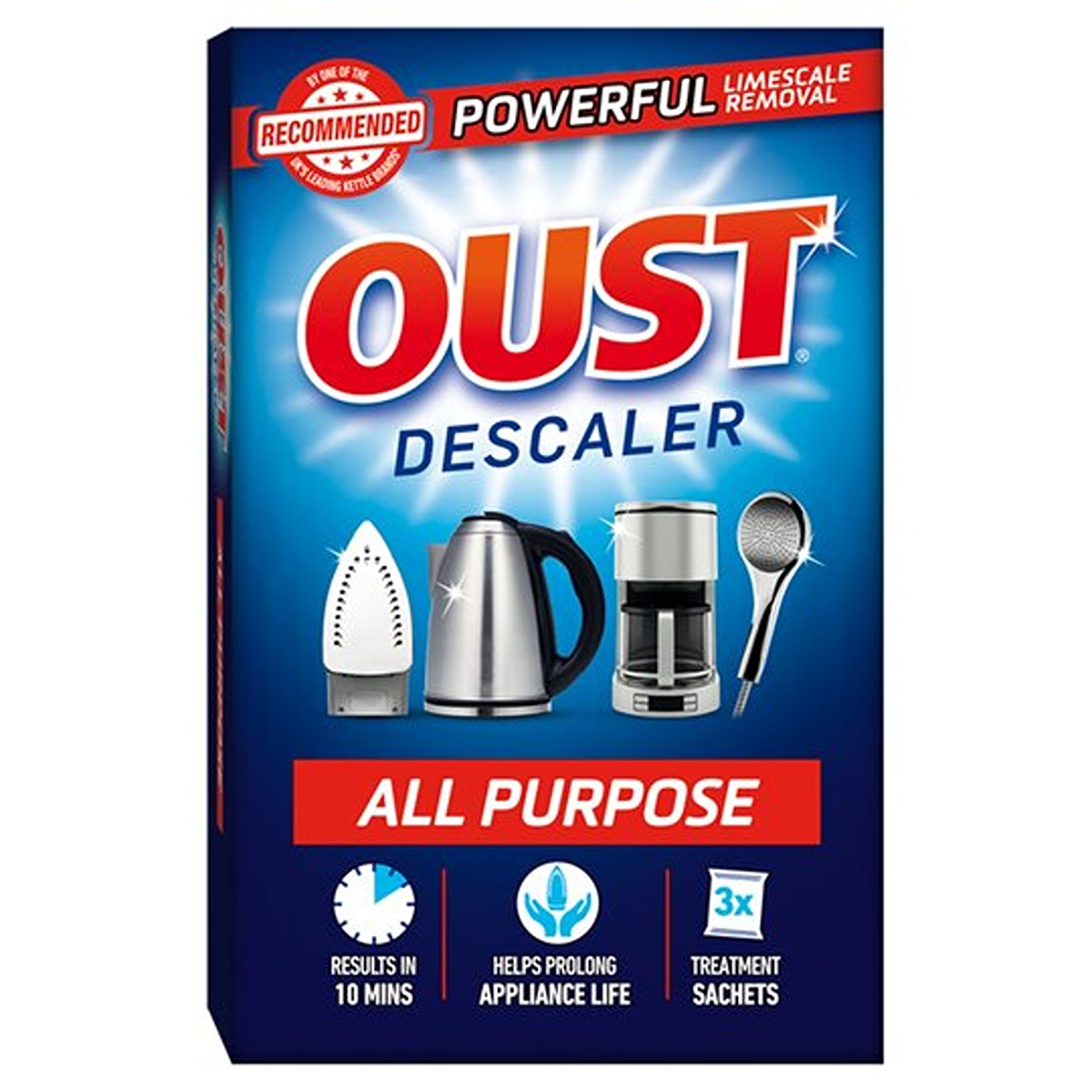 Oust - Descaler All Purpose - 3x25ml - Continental Food Store
