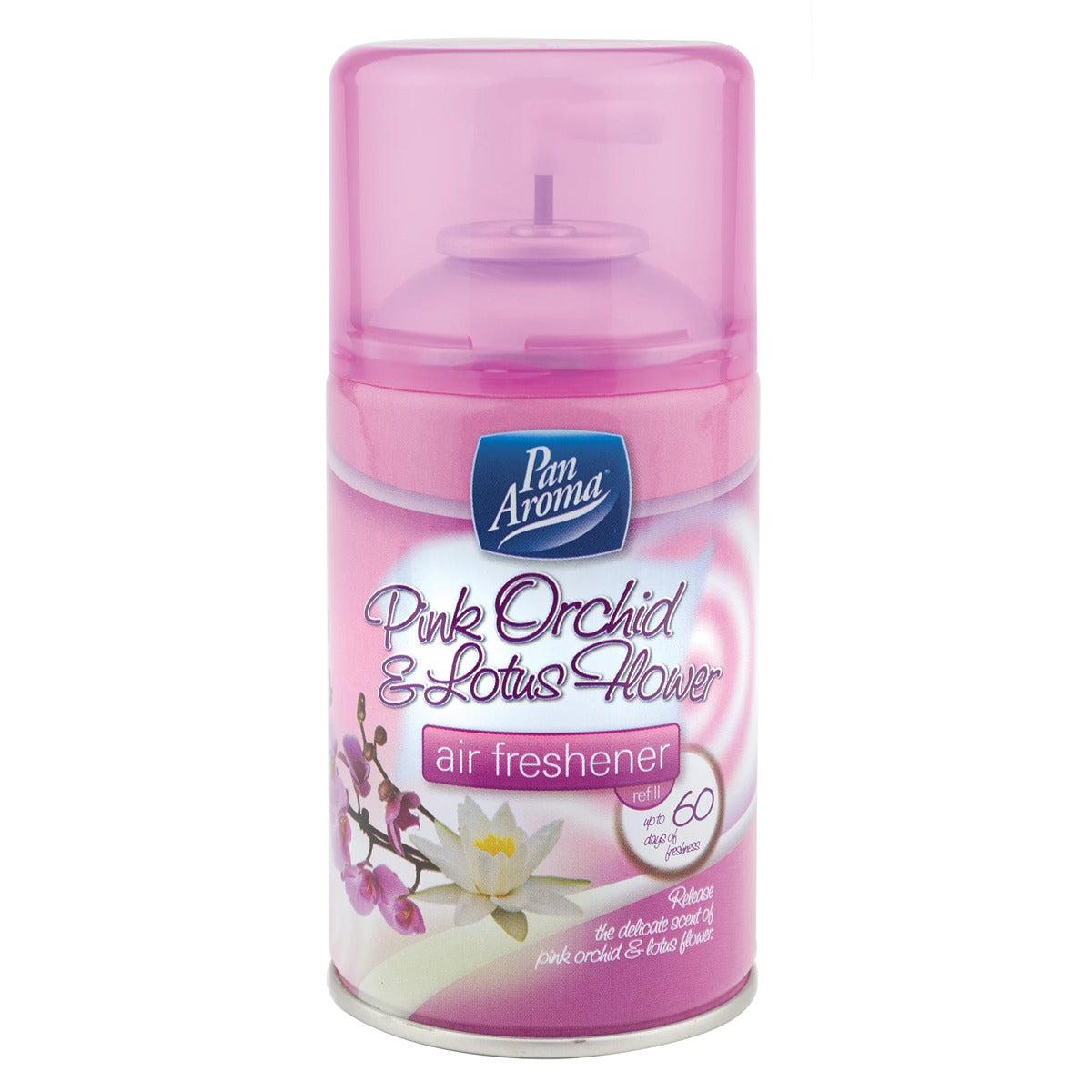 Pan Aroma - Pink Orchid & Lotus Flower Air Freshener Refill - 250ml - Continental Food Store Pan Aroma - Pink Orchid & Lotus Flower Air Freshener Refill - 250ml - Continental Food Store