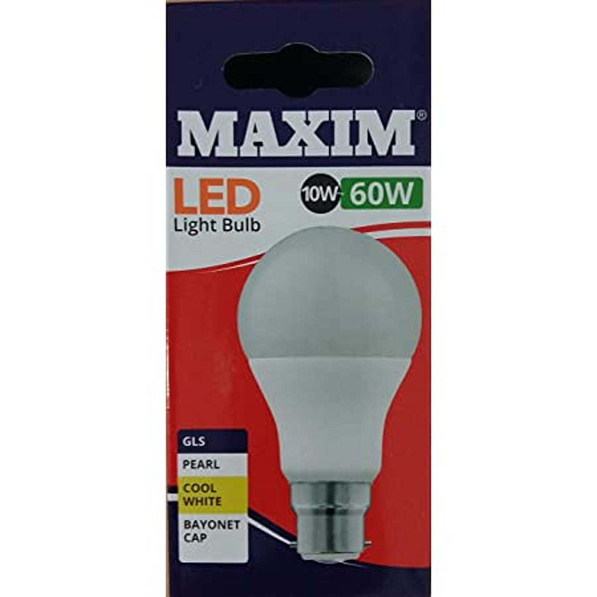 Maxim - Candle Bayonet Light Bulb 60W - Warm White - Continental Food Store