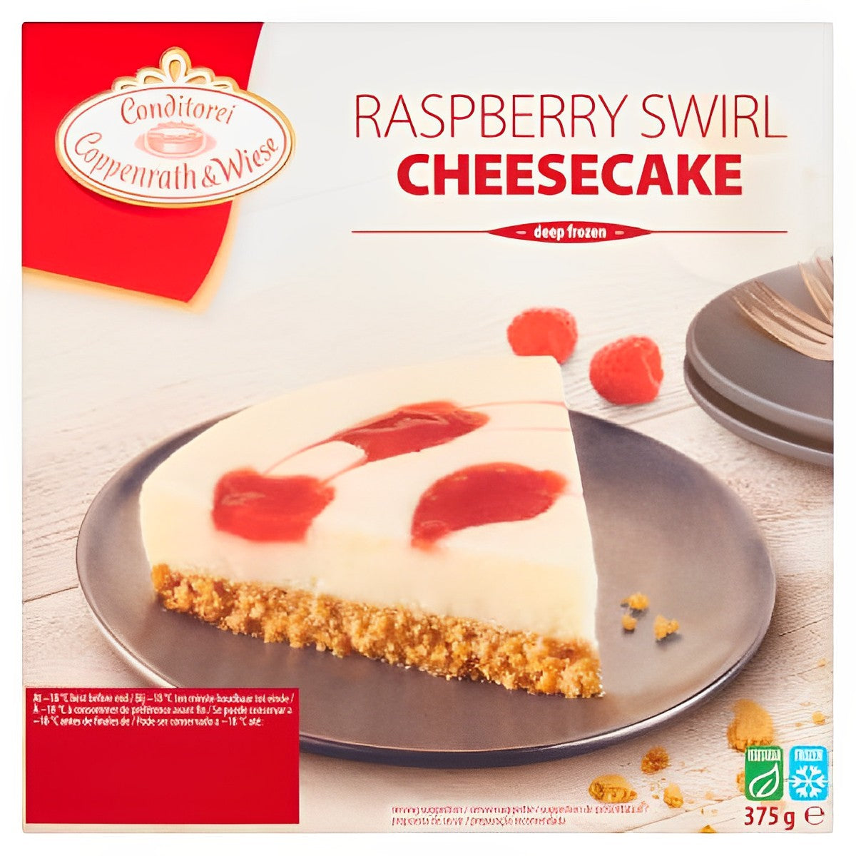 Conditorei Coppenrath & Wiese - Raspberry Swirl Cheesecake - 375g - Continental Food Store Conditorei Coppenrath & Wiese - Raspberry Swirl Cheesecake - 375g - Continental Food Store