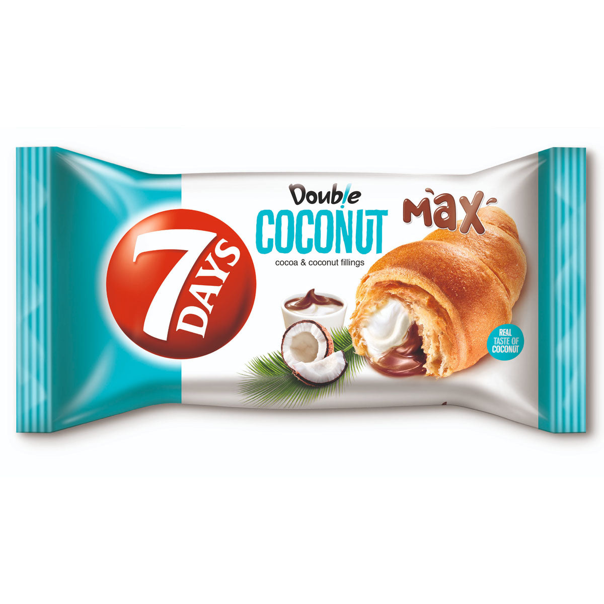 7 Days - Double Cocoa & Coconut Croissant - 80g - Continental Food Store