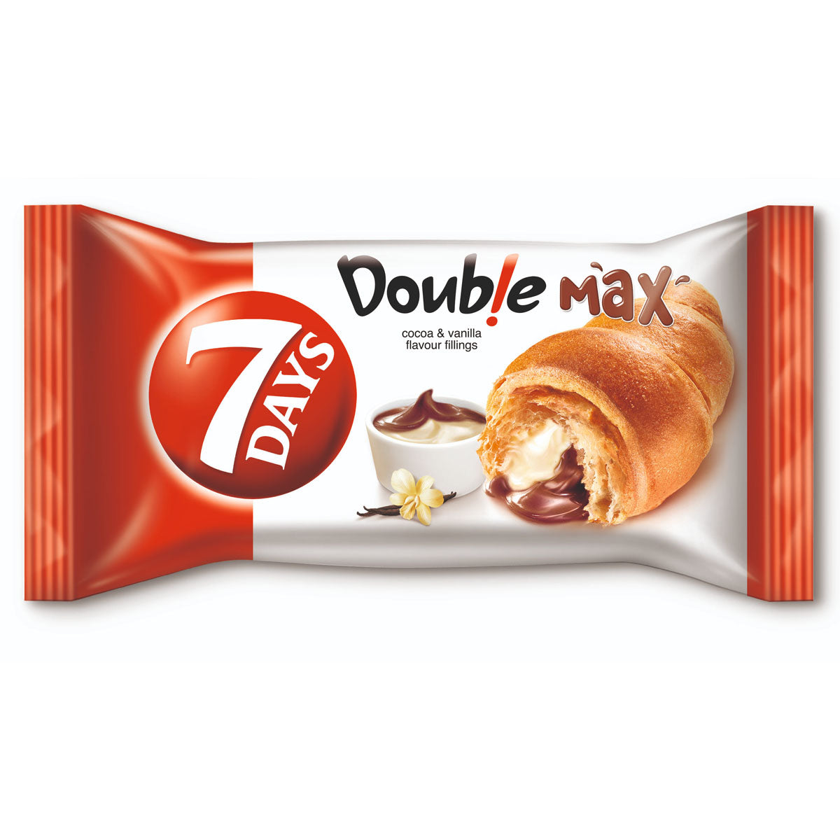 7 Days - Double Cocoa & Vanilla Croissant - 80g - Continental Food Store