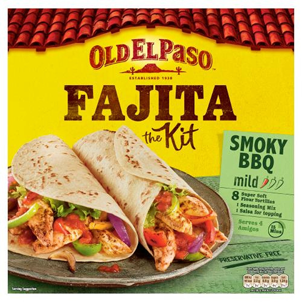 Old El Paso - Smoky BBQ Fajita Dinner Kit - 500g - Continental Food Store