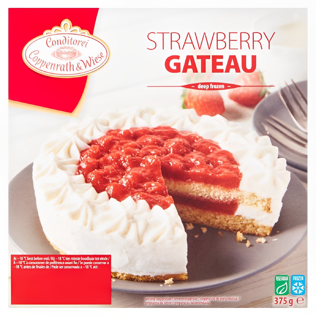 Conditorei Coppenrath & Wiese -  Strawberry Gateau - 375g - Continental Food Store