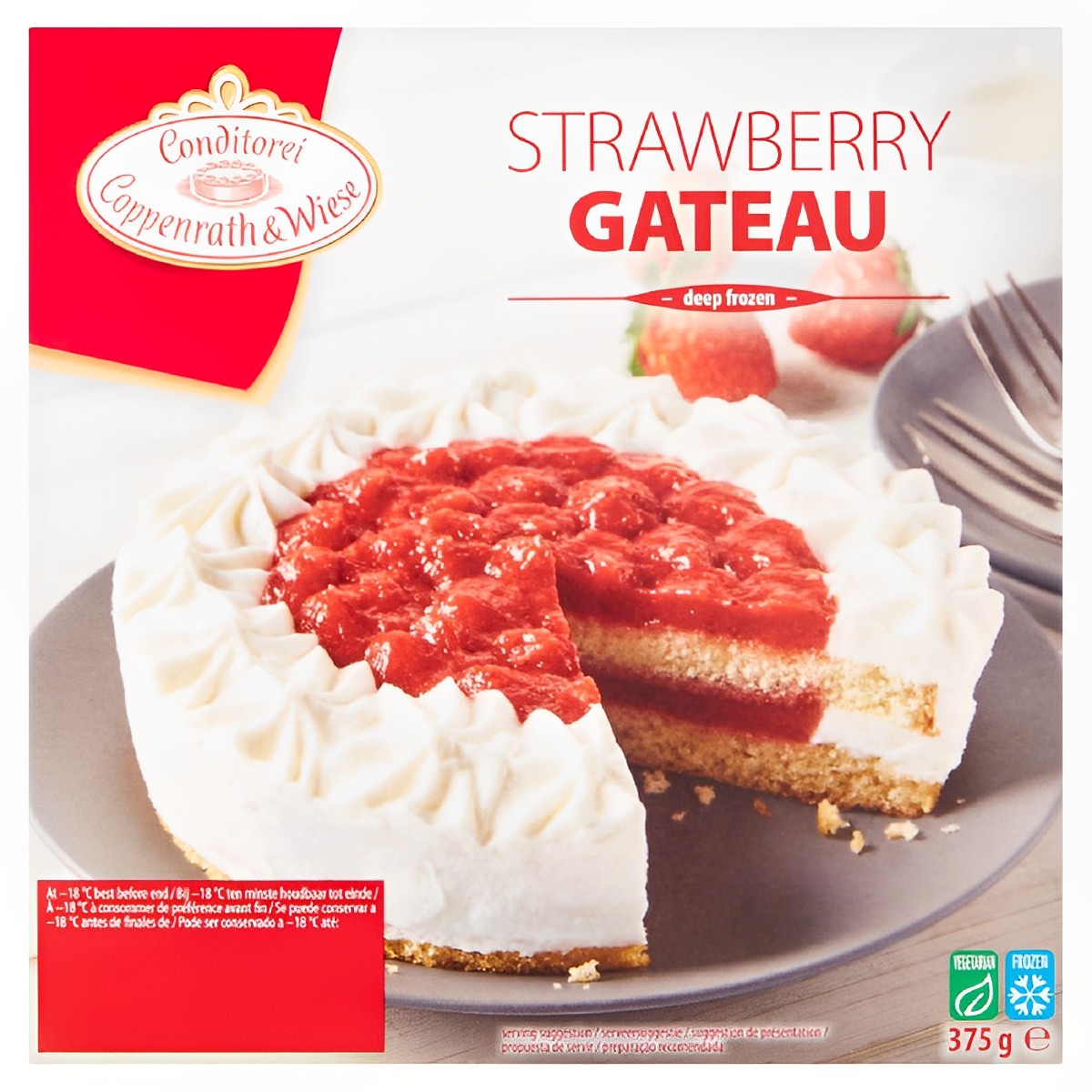 Conditorei Coppenrath & Wiese - Strawberry Gateau - 375g - Continental Food Store Conditorei Coppenrath & Wiese - Strawberry Gateau - 375g - Continental Food Store