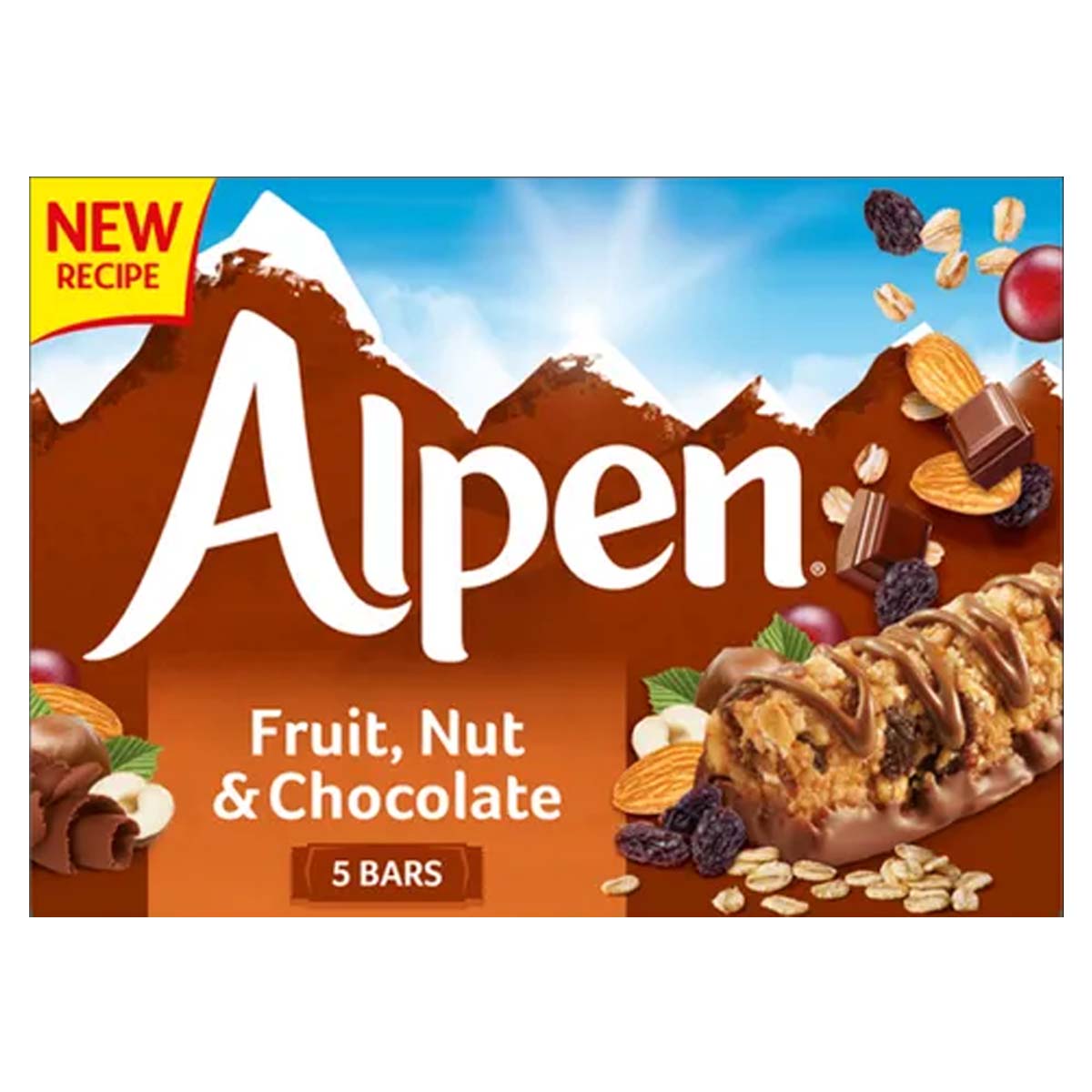 Alpen - Fruit & Nut with Milk Chocolate Cereal Bars - 145g - Continental Food Store