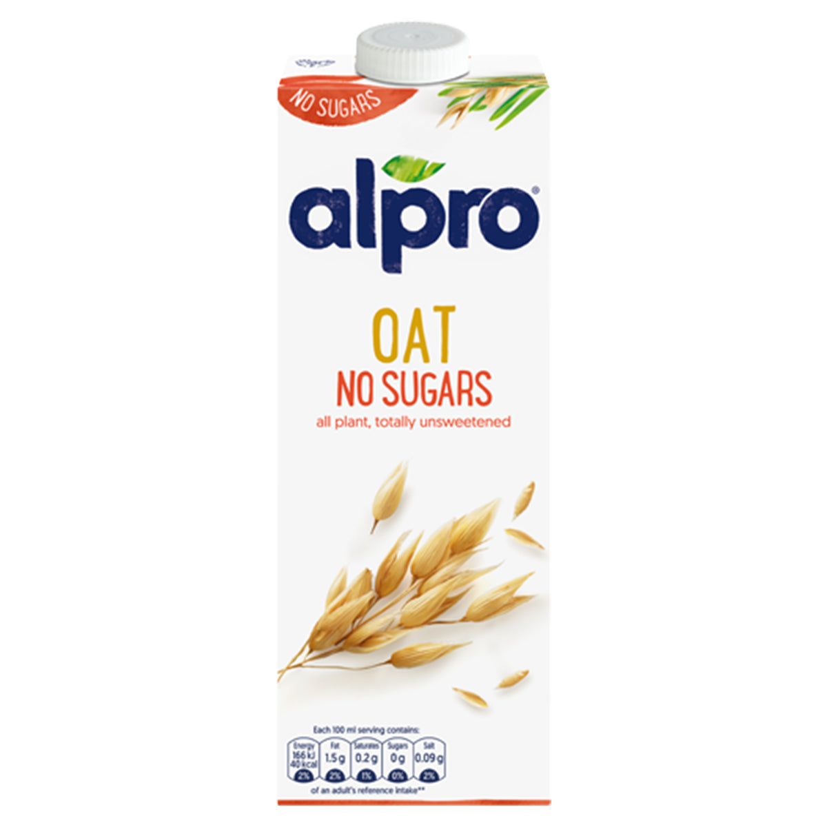 Alpro Oat No Sugar Drink - 1L - Continental Food Store Alpro Oat No Sugar Drink - 1L - Continental Food Store