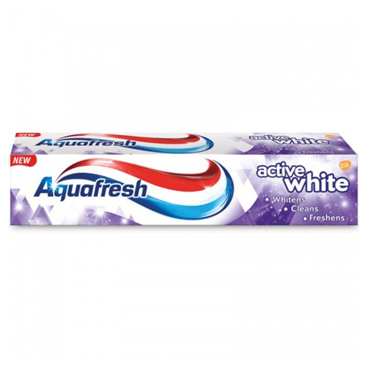 Aquafresh active white toothpaste.