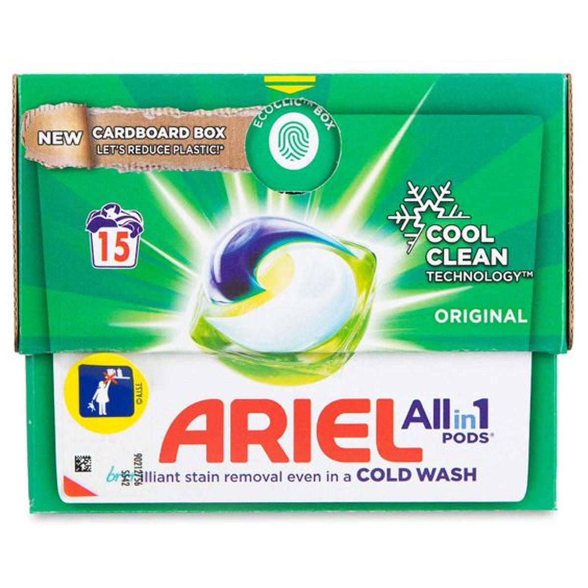 Ariel - All-in-1 Pods®, Washing Liquid Capsules - 15 Pack - Continental Food Store