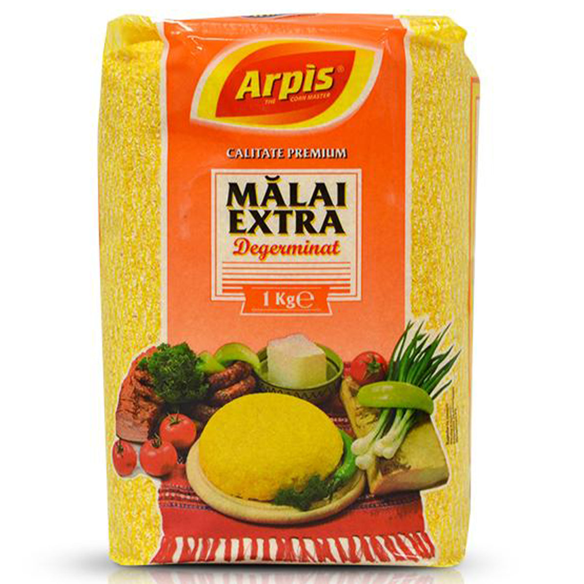 A bag of Arpis - Corn Flour - 1kg on a white background.