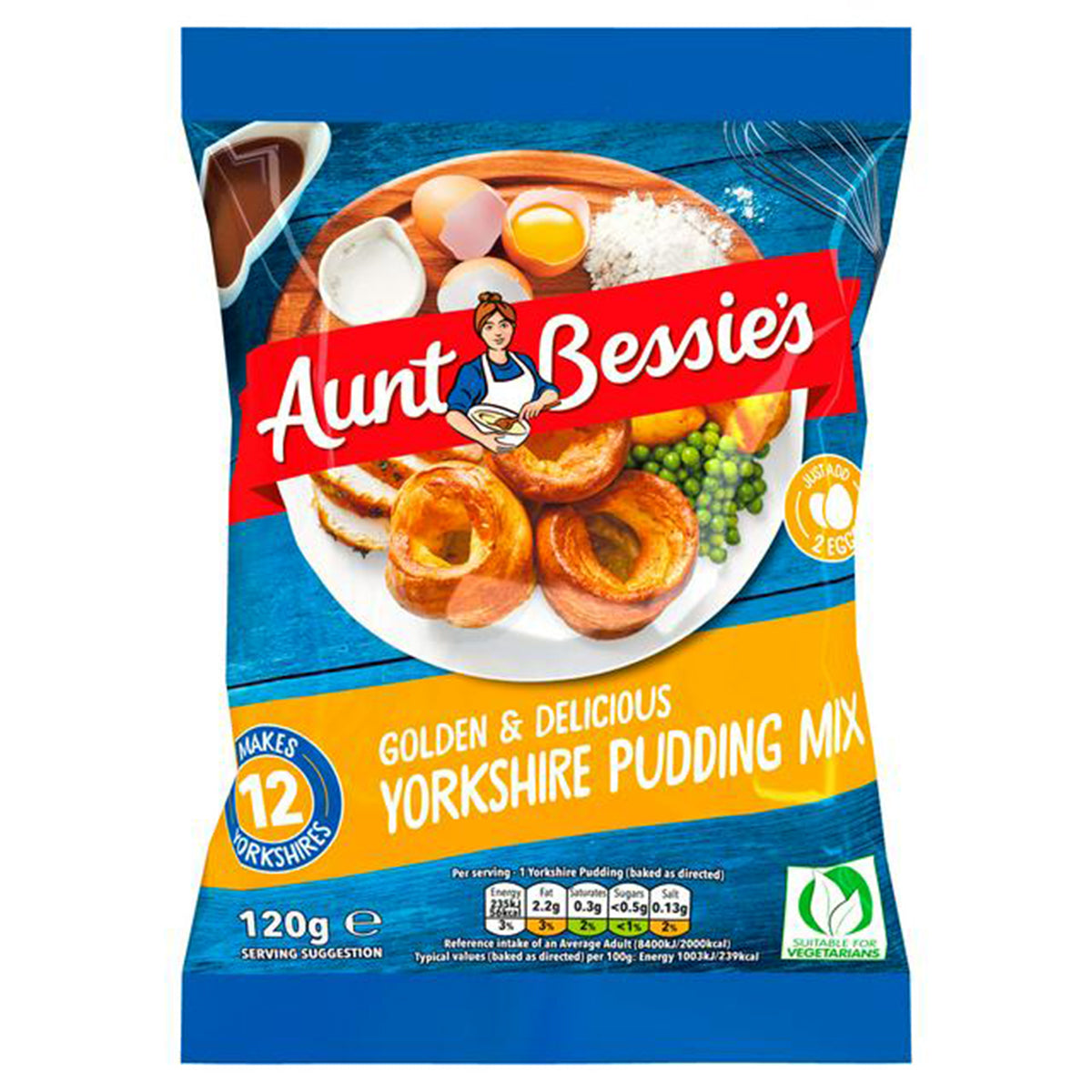 Aunt Bessie's Yorkshire Pudding Mix - 120g - Continental Food Store