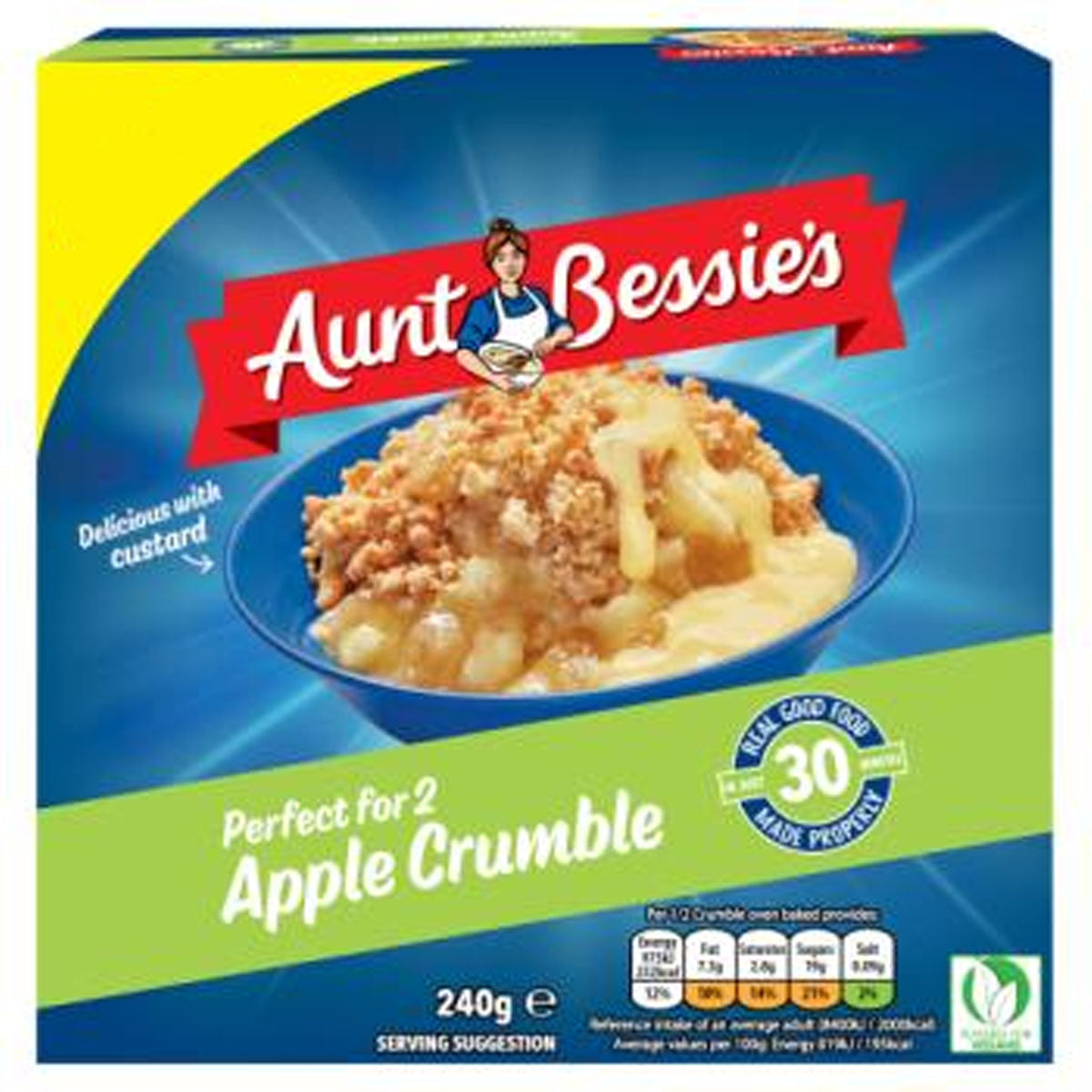 Aunt Bessie's - Apple Crumble - 240g - Continental Food Store