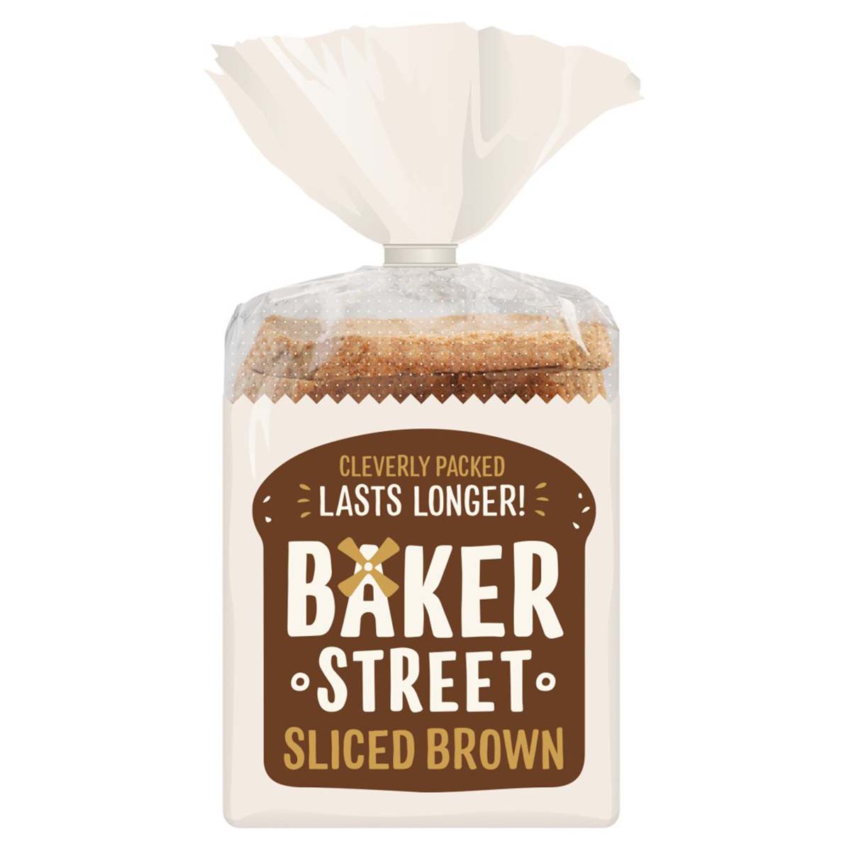 Baker Street - Brown Sliced - 600g - Continental Food Store Baker Street - Brown Sliced - 600g - Continental Food Store
