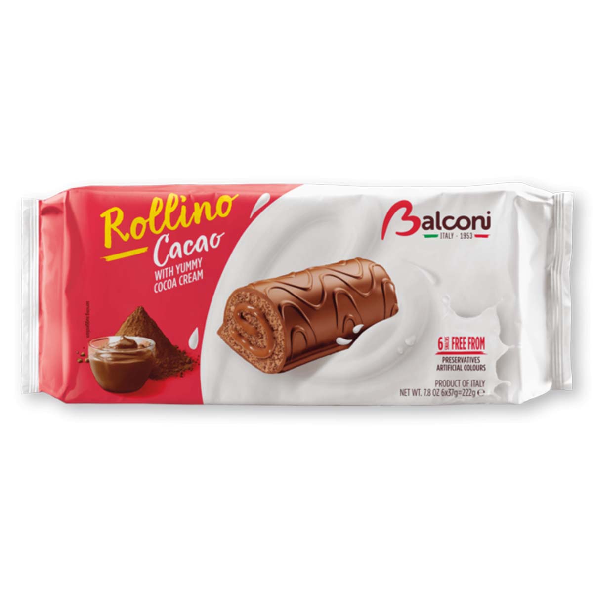 Balconi - Rollino Chocolate Creme Italian Mini - 222g - Continental Food Store