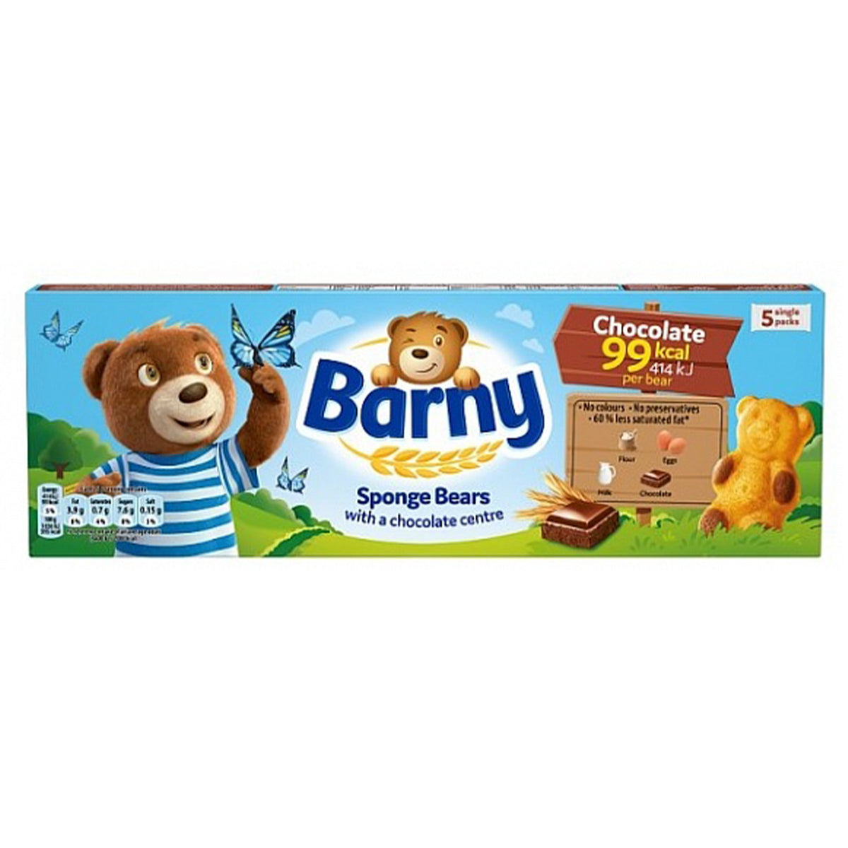 Barny's spruce bears chocolate bar.