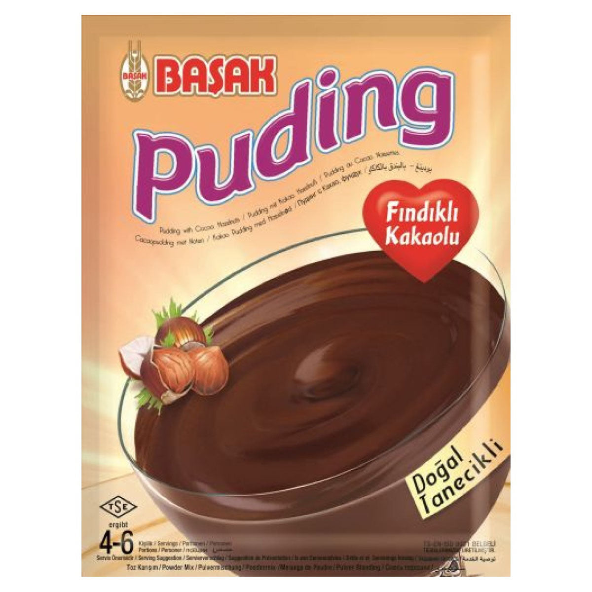 Basak - Hazelnut&Chocolate Pudding - 110gr - Continental Food Store