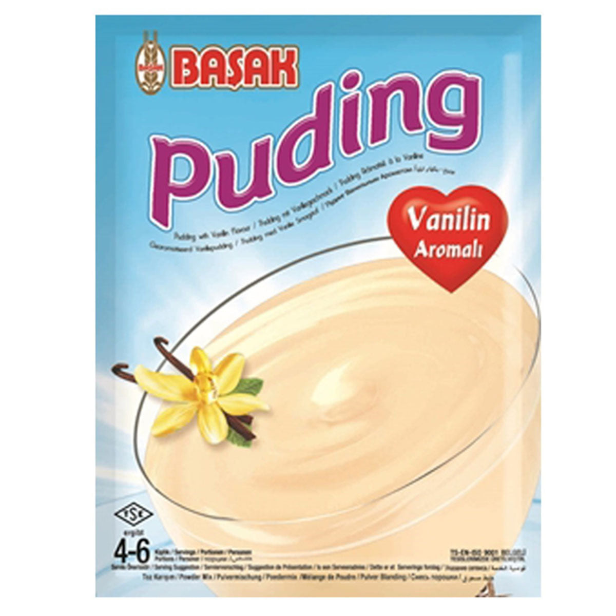 Basak - Vanilla Pudding - 130gr - Continental Food Store