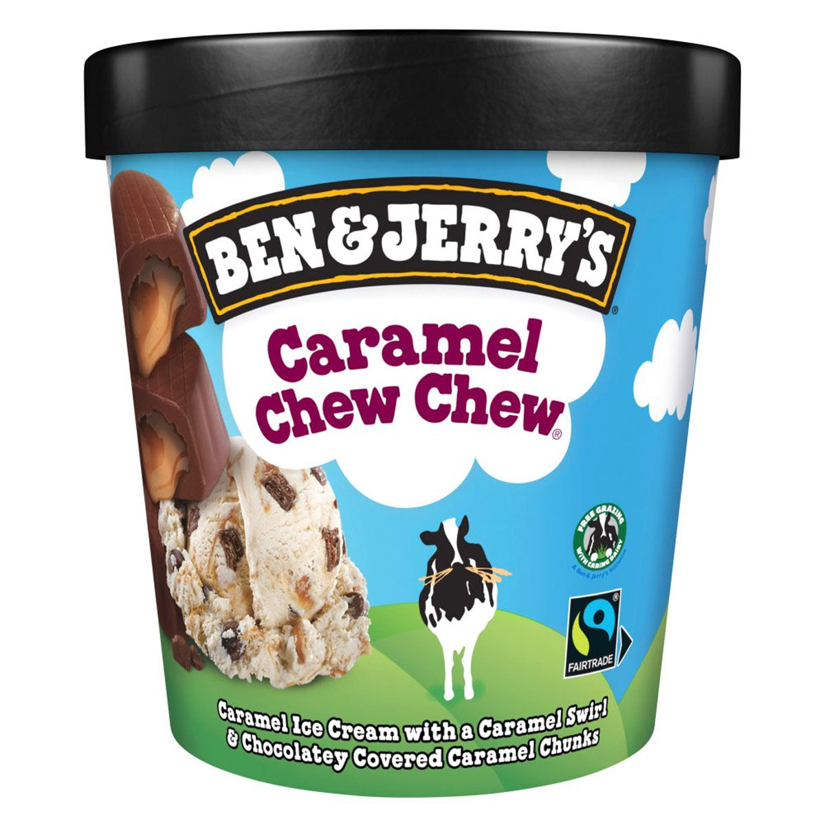 Ben & Jerry's - Caramel Chew-Chew Ice Cream - 465ml - Continental Food Store