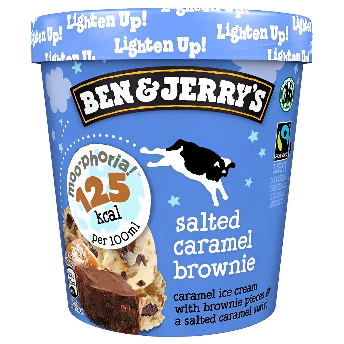Ben & Jerry's - Light Ice Cream Moo-phoria Salted Caramel Brownie - 465 ml - Continental Food Store