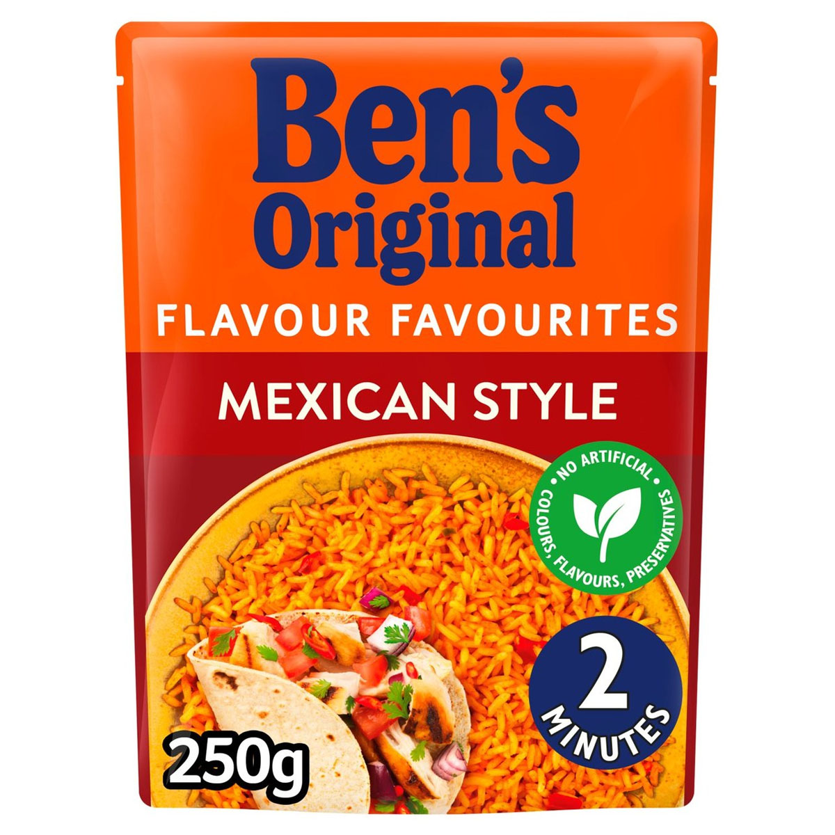 Bens Original - Mexican Style Microwave Rice - 250g - Continental Food Store